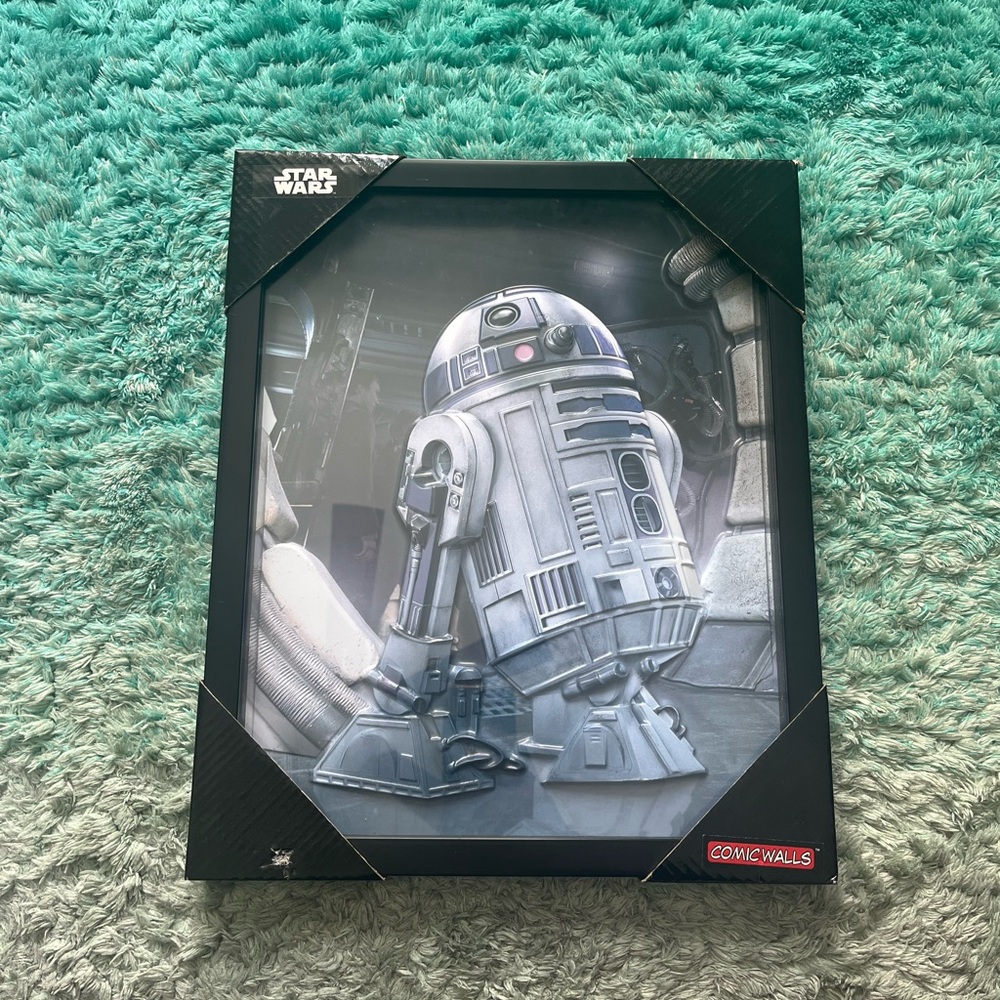 Unopened Star Wars picture frame of R2-D2